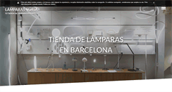 Desktop Screenshot of lamparasnuria.com