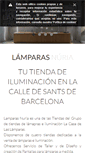 Mobile Screenshot of lamparasnuria.com